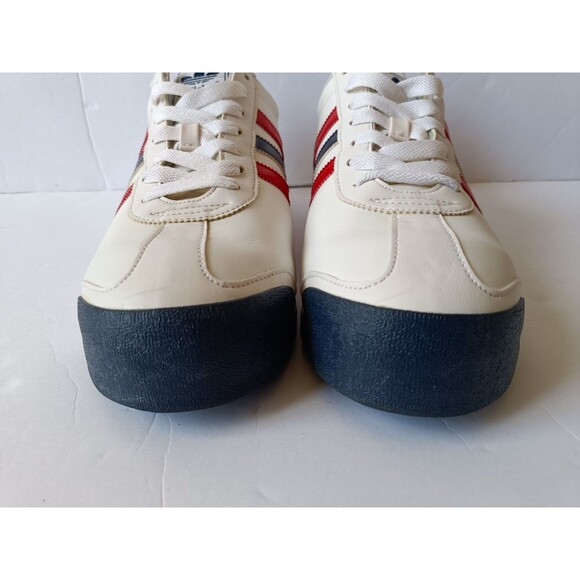Adidas Samao Sneakers Men\'s Size 12 White Leather Low Top Shoes